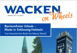 2015 entstand der erste gedruckte Festival Reiseführer für Rollstuhlfahrer mit dem Titel Wacken on Wheels