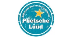 Das Bild zeigt das Logo des Plietsche Lüüd Preises, Inklusion Muss Laut Sein wurde 2018 damit ausgezeichnet