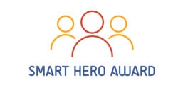 Das Bild zeigt das Logo des Smart Hero Awards von Facebook, Inklusion Muss Laut Sein nahm daran teil