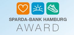 Das Bild zeigt das Logo des Sparda Bank Hamburg Awards
