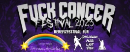 Das Logo des Fuck Cancer Festivals in Ahrensburg
