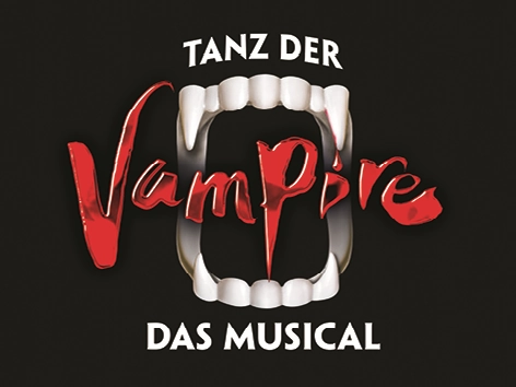 Das Logo des Musicals Tanz der Vampire, besteht aus der Schrift und den Fangzähnen eines Vampirs